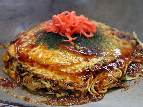Hiroshima-style Okonomiyaki