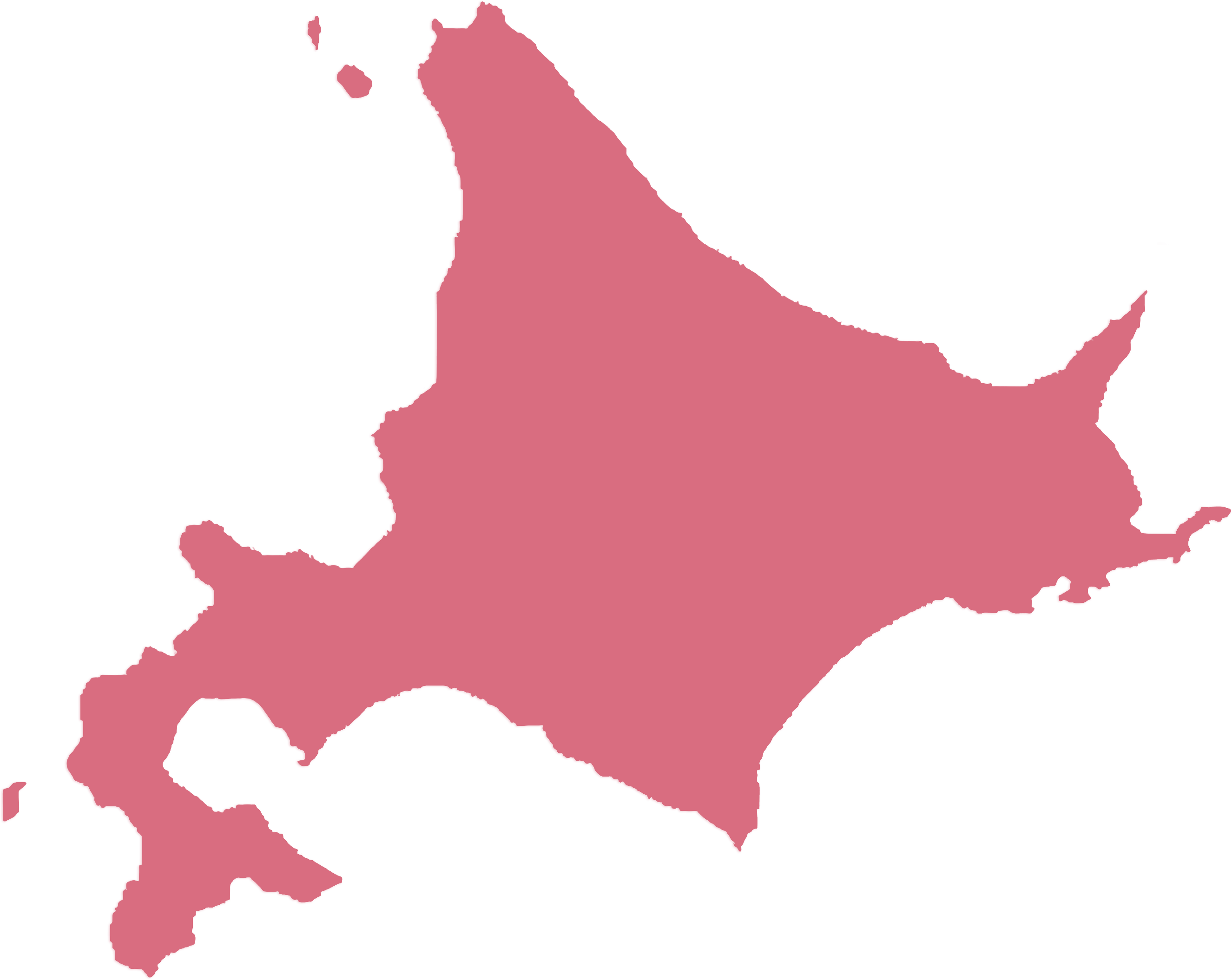 Hokkaido region map
